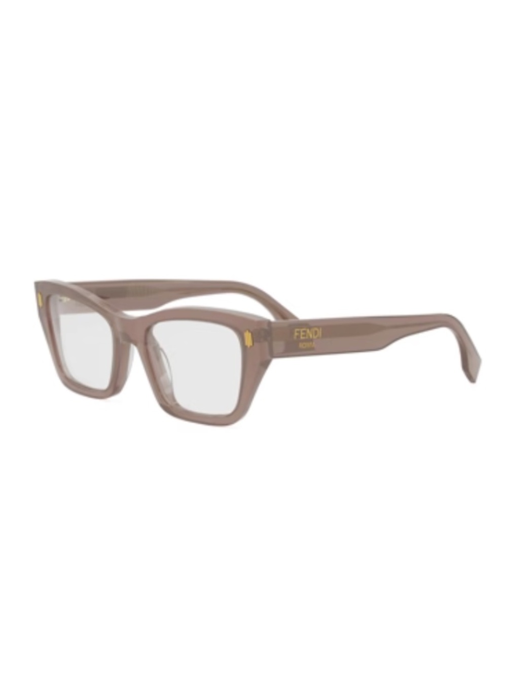 Fendi FE50118I 045 52 FENDI ROMA Brown Eyeglasses FE50118I